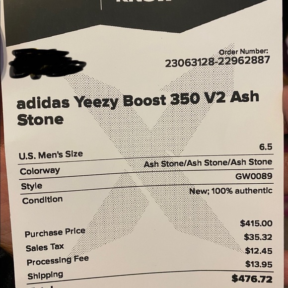 Yeezys size 6.5 men